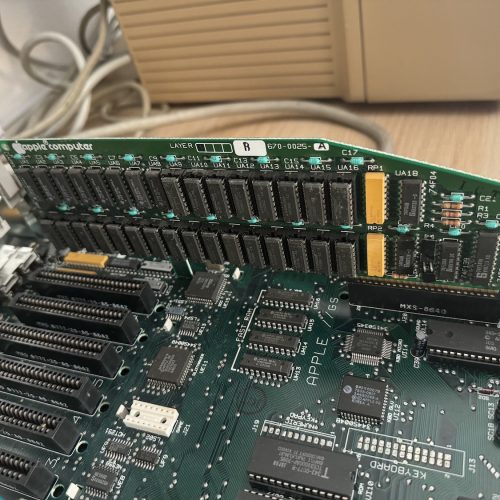 Apple IIGS: Výměna čipů (RAM)